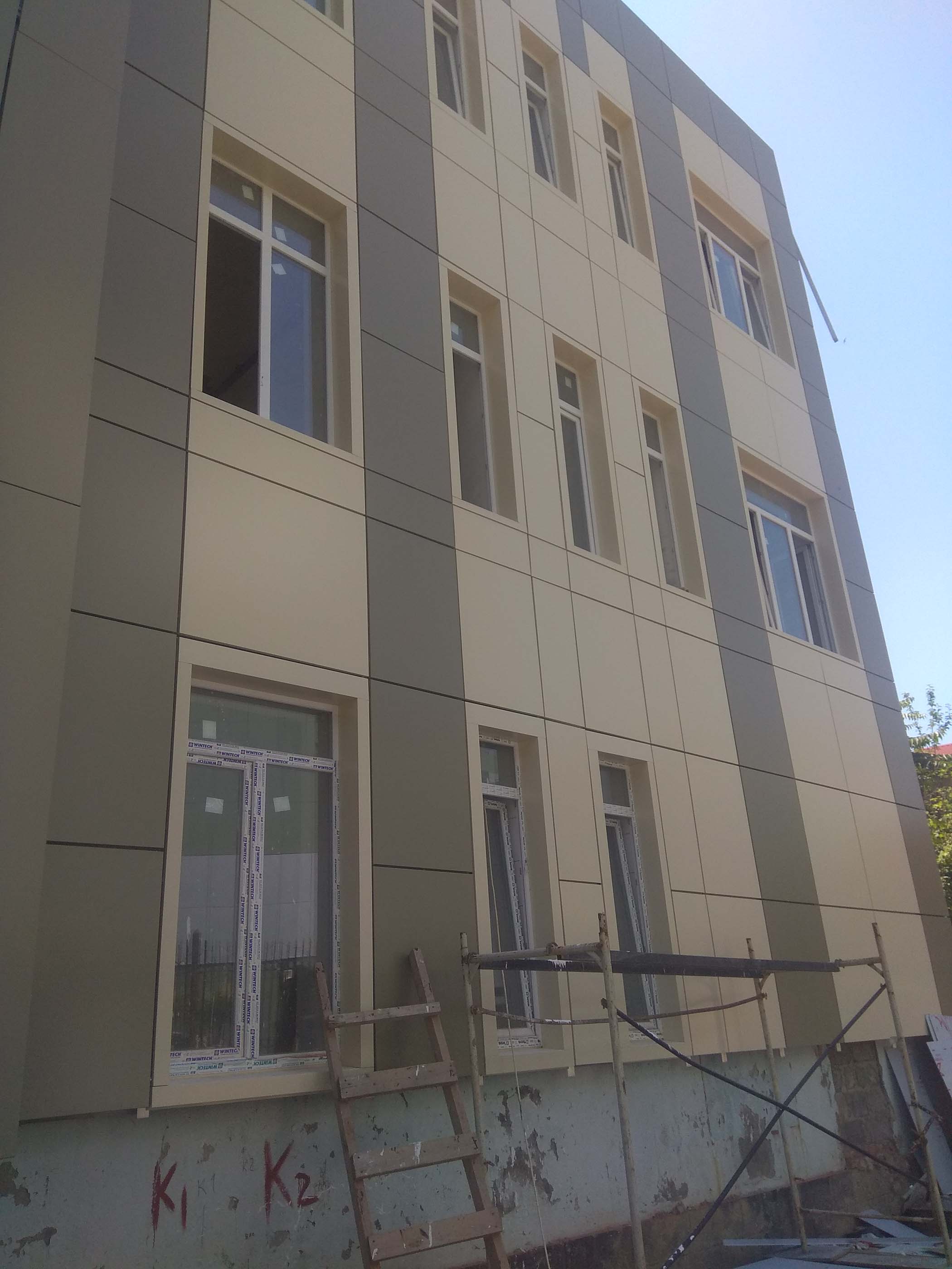 Работы по монтажу вентфасадов